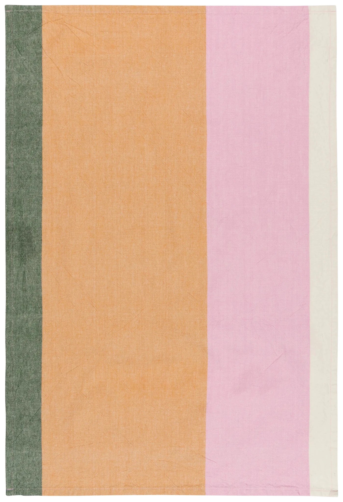 Orange Colour Block Tea Towel - Petite Thuet & Co.