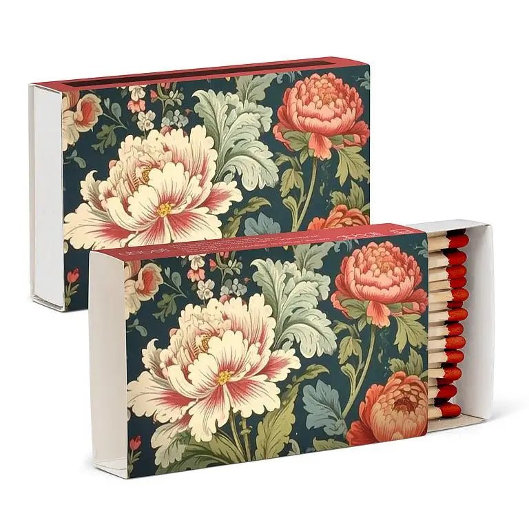 Peony Decorative Matchbox - Petite Thuet & Co.