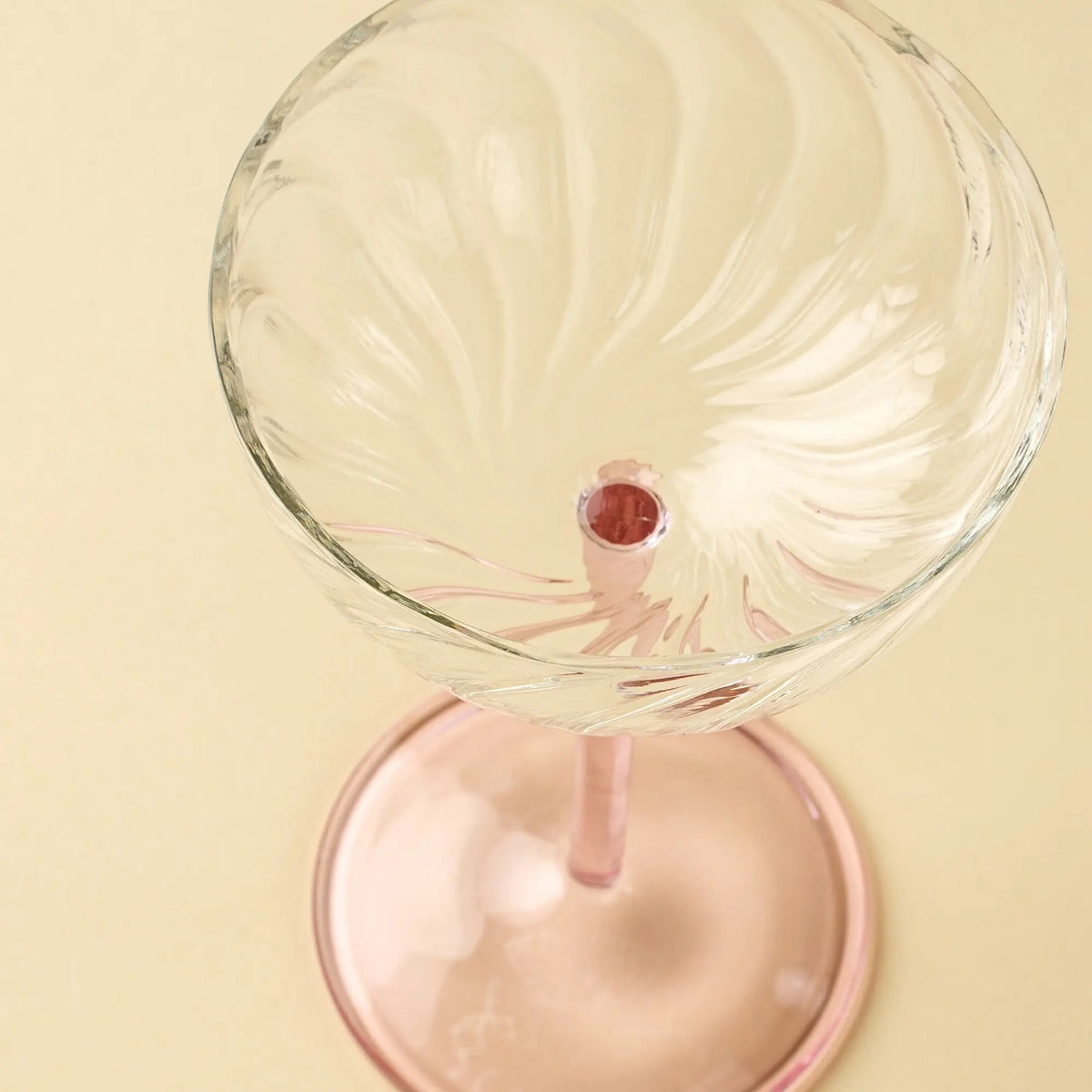 Pink Coupe Glass - Petite Thuet & Co.