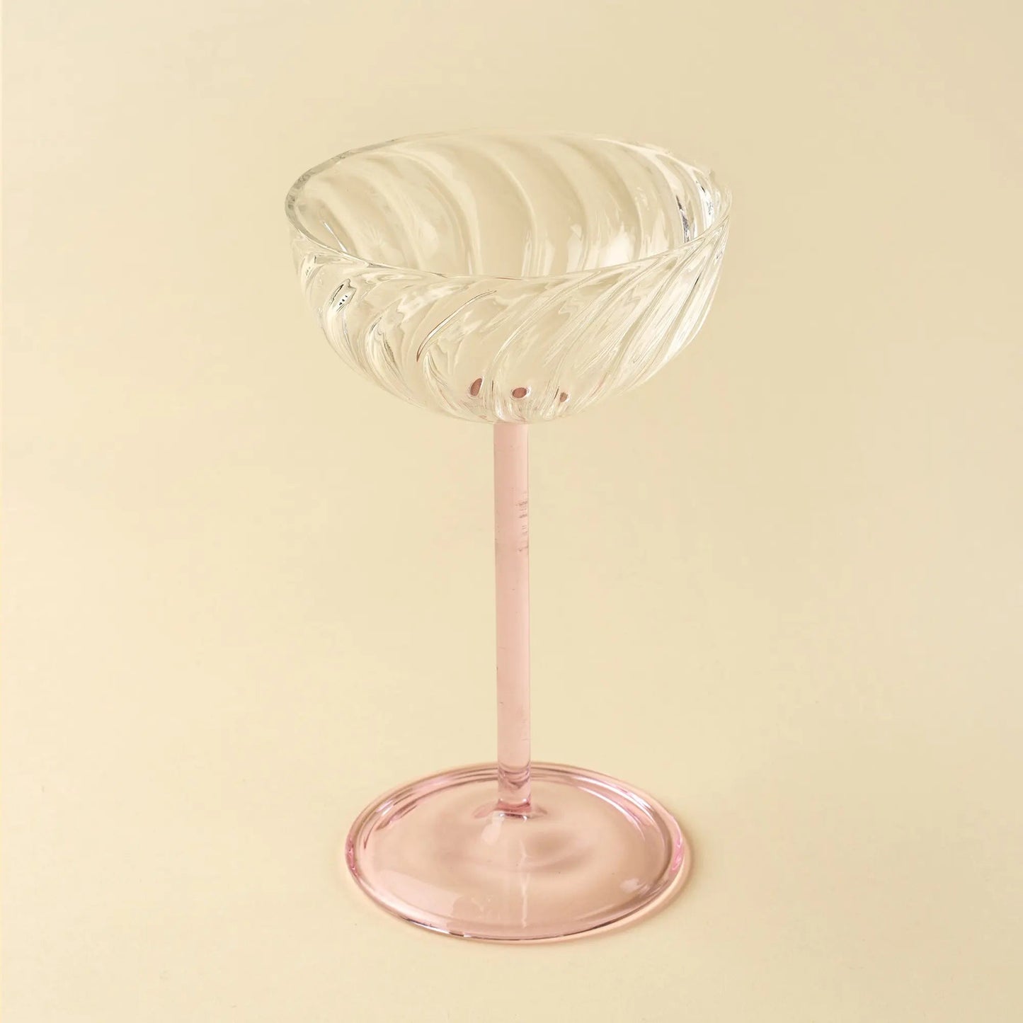 Pink Coupe Glass - Petite Thuet & Co.