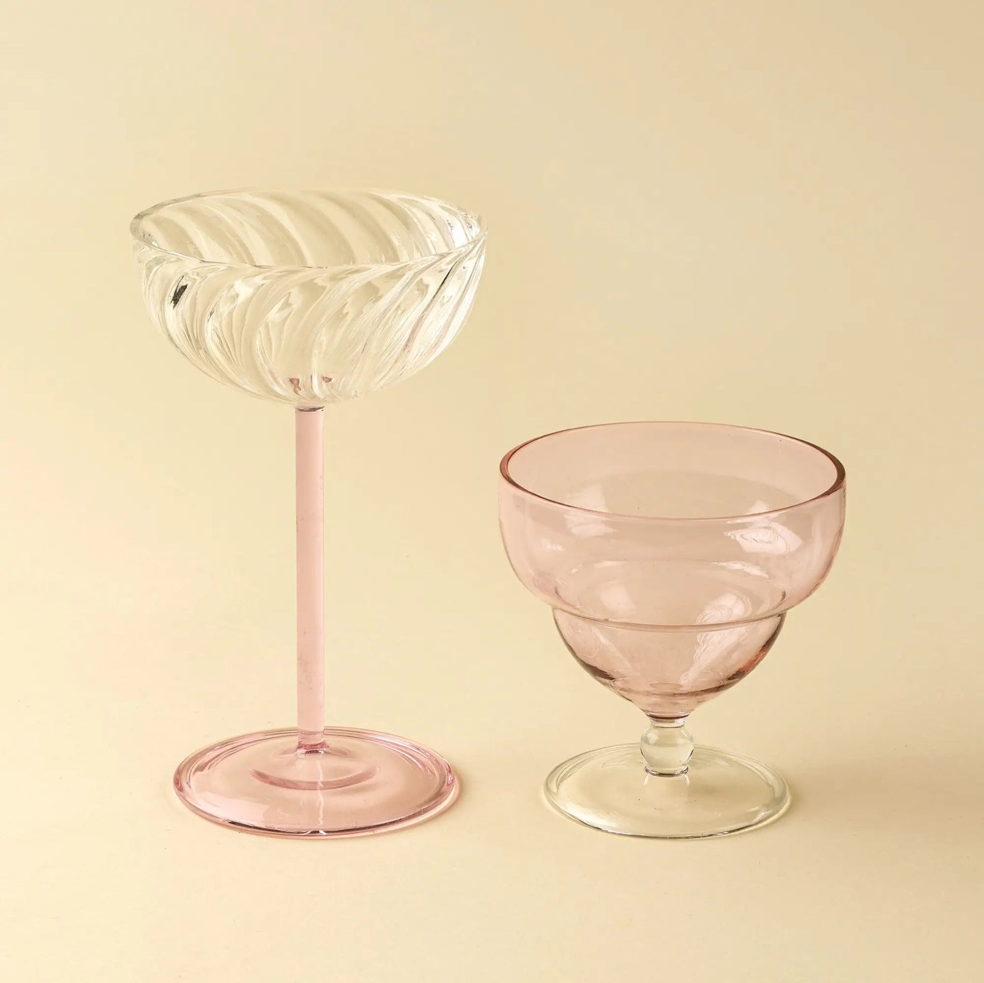 Pink Coupe Glass - Petite Thuet & Co.