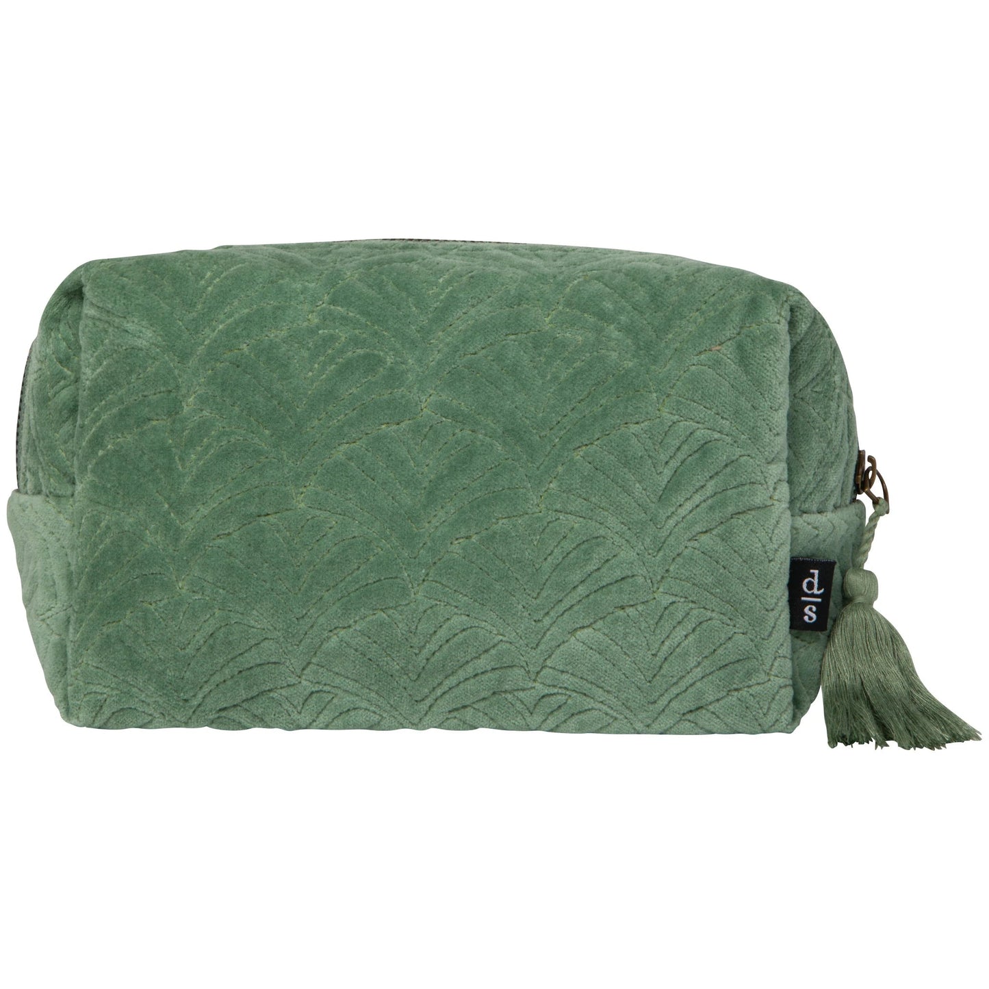 Quilted Cosmetic Bag – Jade - Petite Thuet & Co.
