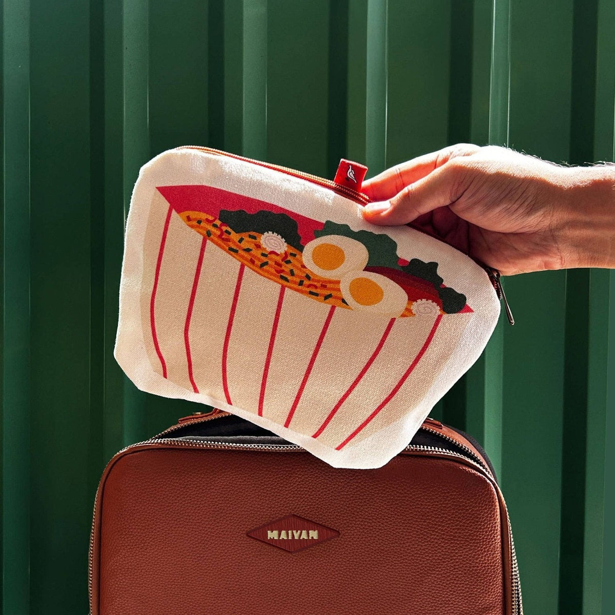 Ramen Bowl Canvas Zipper Pouch & Pencil Case - Petite Thuet & Co.