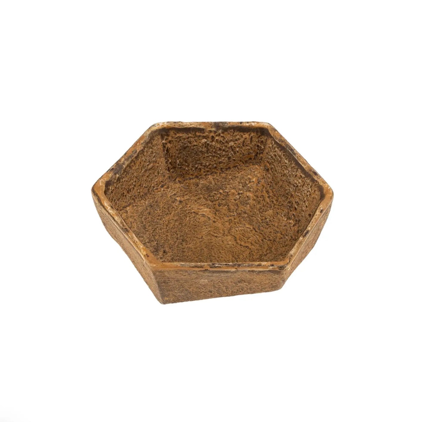 Rust Geo Aluminum Catchall Dish - Petite Thuet & Co.