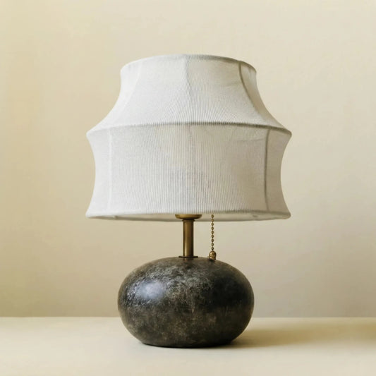 Small Stone Table Lamp - Petite Thuet & Co.