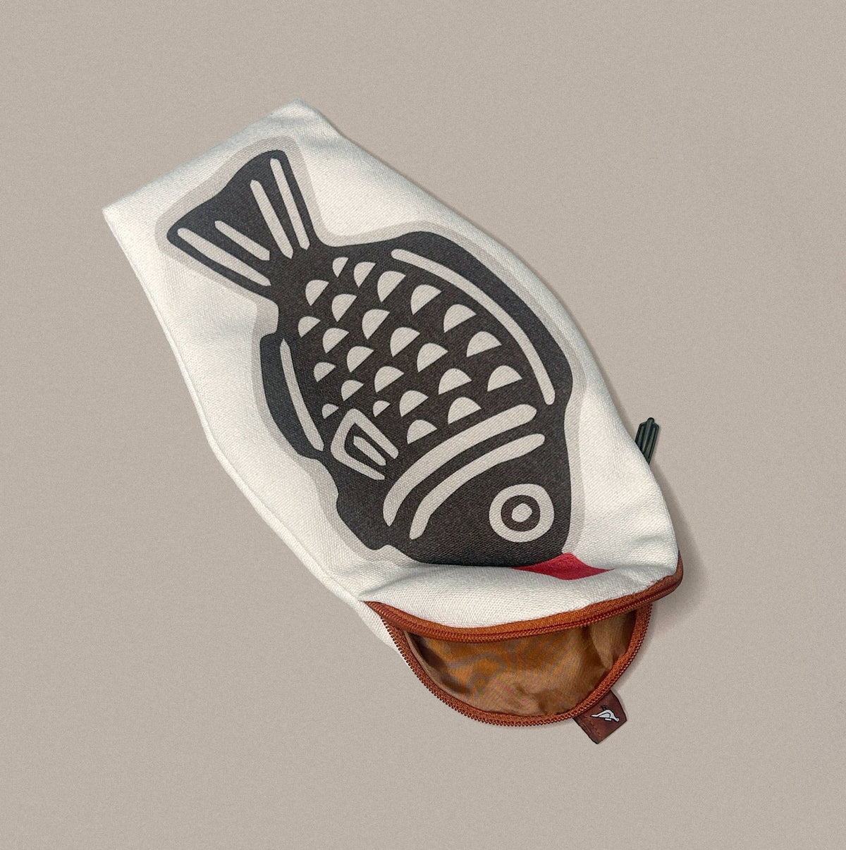 Soy Fish Canvas Zipper Pouch & Pencil Case - Petite Thuet & Co.