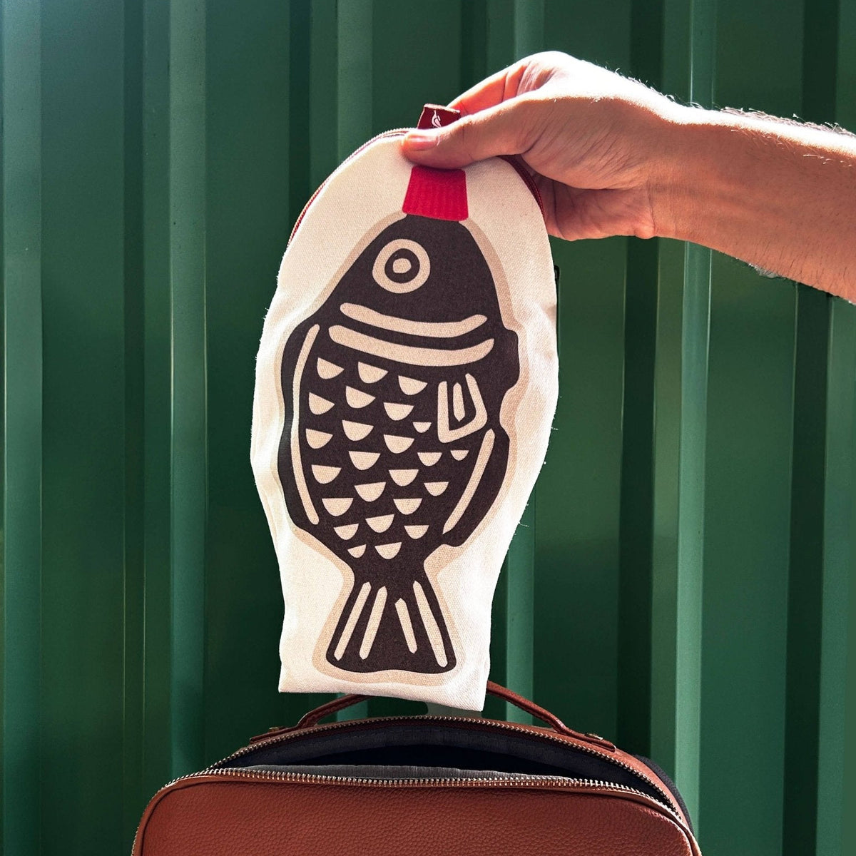 Soy Fish Canvas Zipper Pouch & Pencil Case - Petite Thuet & Co.