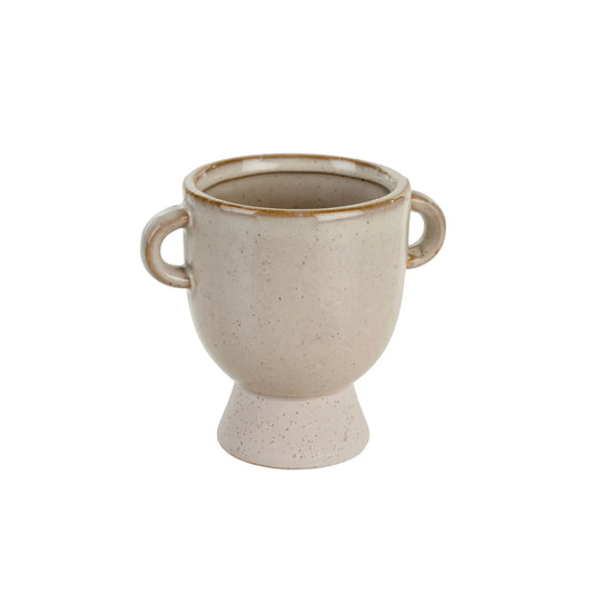 Pedestal Ceramic Pot – Large