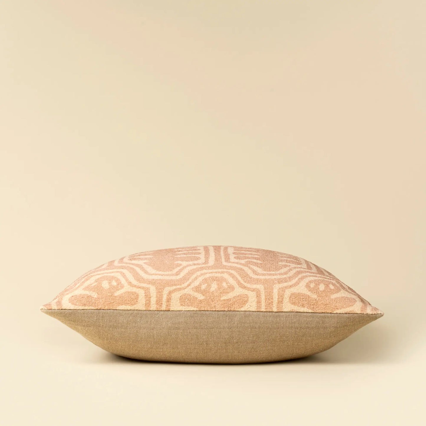 Terracotta Pink Botanical Throw Pillow