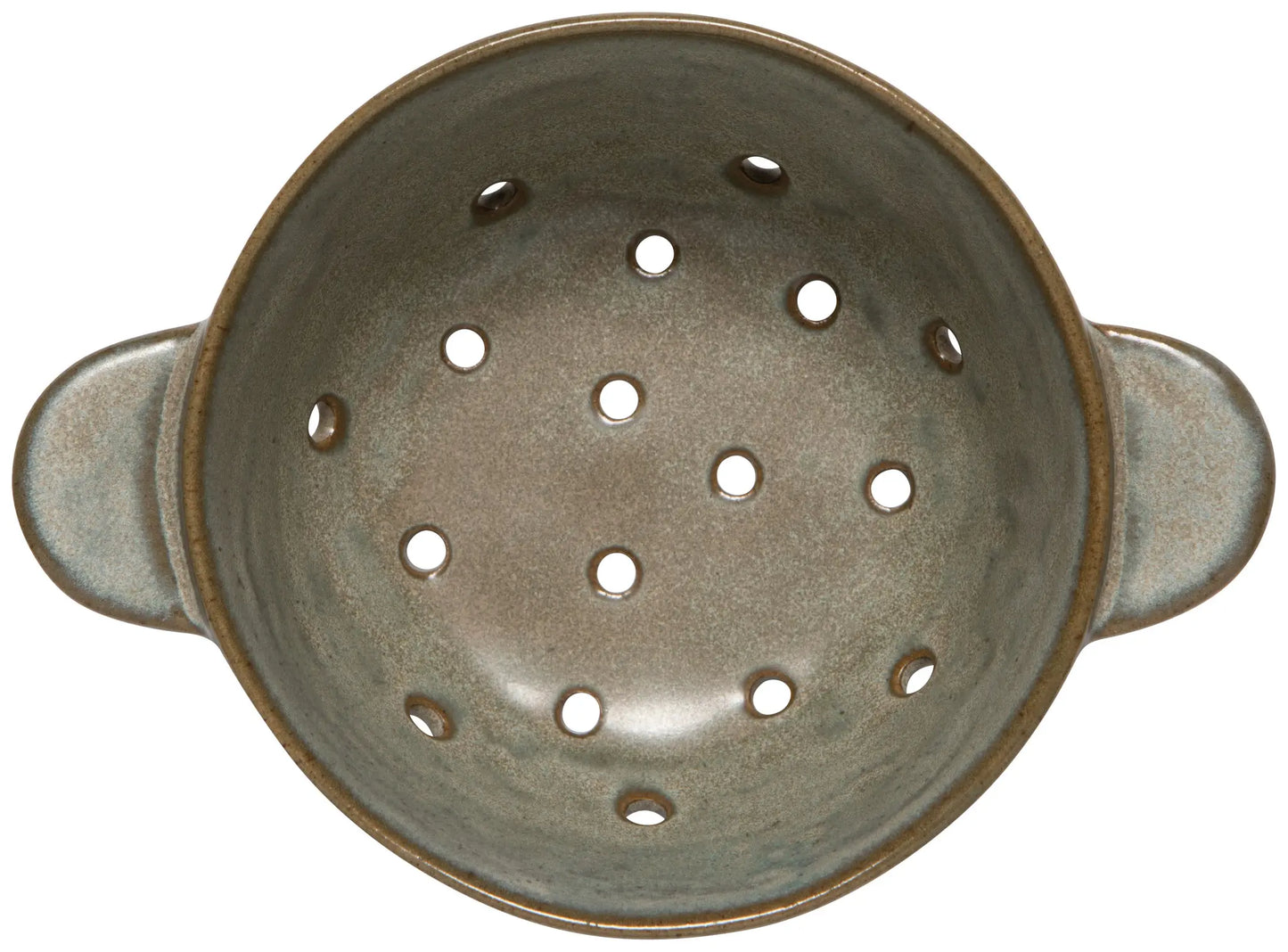 Grey Ceramic Colander Bowl – Medium