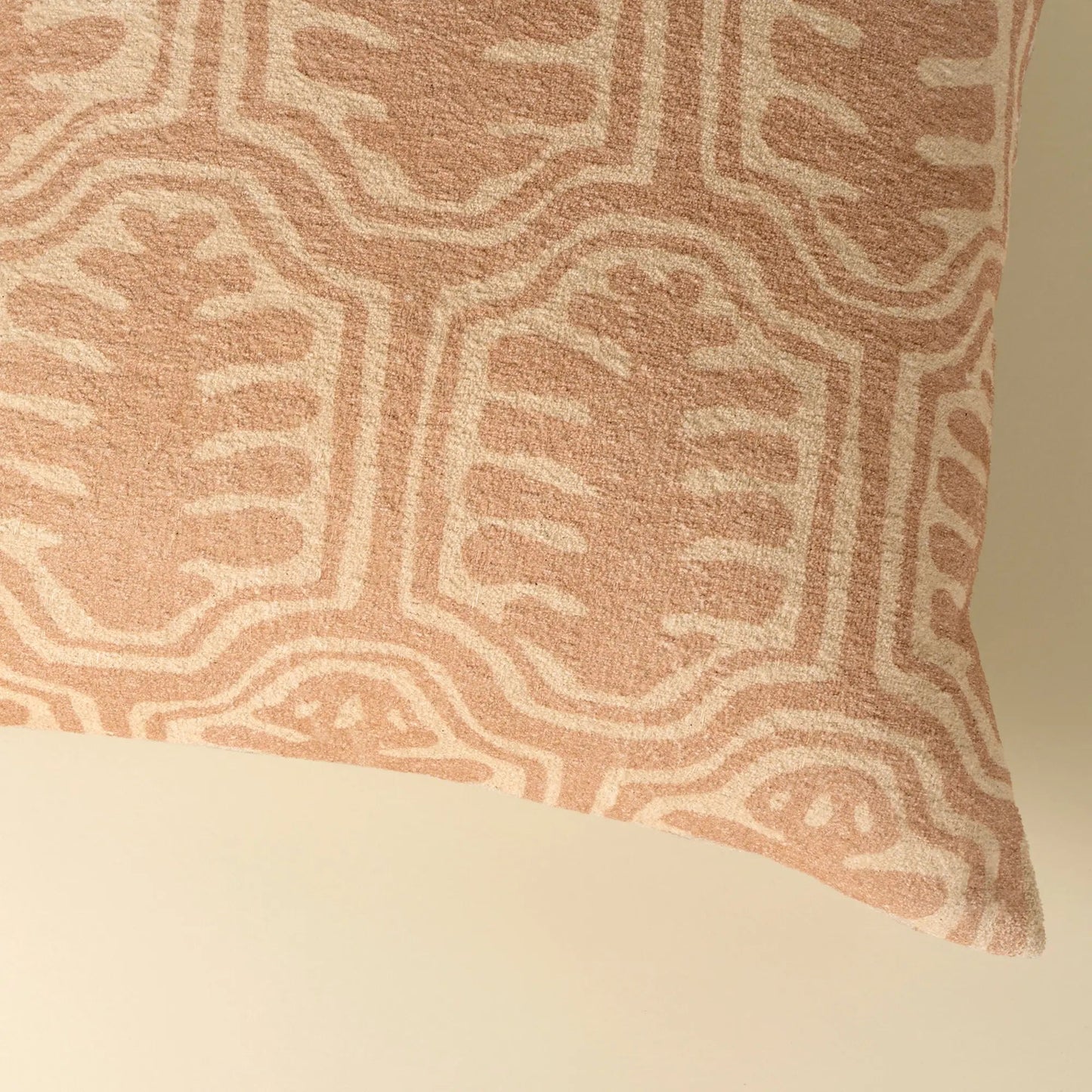 Terracotta Pink Botanical Throw Pillow - Petite Thuet & Co.
