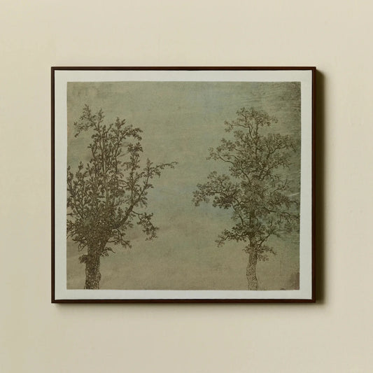The Two Trees – Hercules Segers Framed Canvas Print - Petite Thuet & Co.
