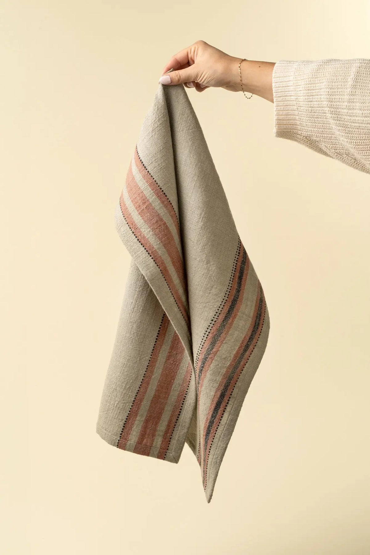 Woven Stripe Tea Towels – Set of 2 - Petite Thuet & Co.