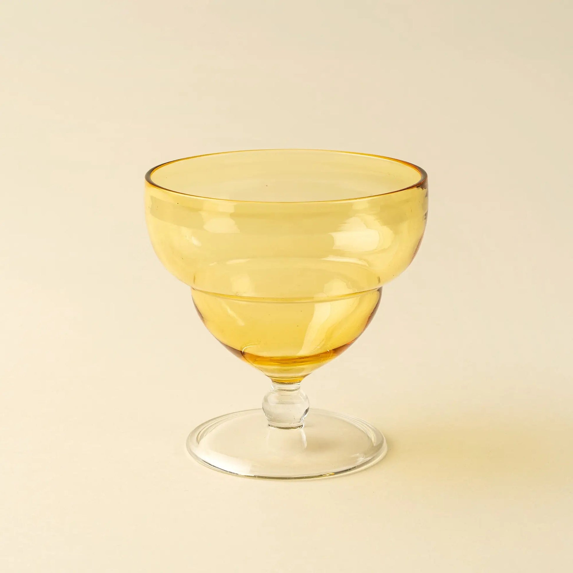 Yellow Savoy Coupe Glass - Petite Thuet & Co.